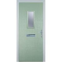 Door-Stop 1 Square Chartwell Green Left Hand Composite Door - 920 x 2100mm