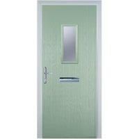 Door-Stop 1 Square Chartwell Green Right Hand Composite Door - 920 x 2100mm