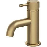 Melbury Pro Compact Mono Basin Mixer Tap - Brushed Brass