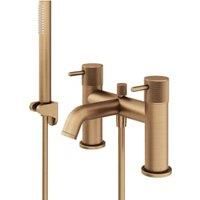Melbury Pro Deck Mounted Bath Shower Mixer - Brushed Bronze