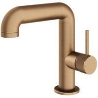 Melbury Pro Mono Side Lever Basin Mixer Tap - Brushed Bronze