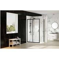 Nexa By Merlyn 6mm Framed Black Side Panel Only - 1900 x 900mm