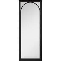 LPD Internal Melrose Clear Glazed Pre-Finished Black Solid Core Door - 762 x 1981mm