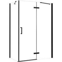 Nexa By Merlyn 8mm Black Frameless Side Panel Only for Hinge & Inline Door - 800mm