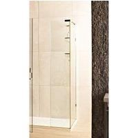 Roman Liberty 8mm Brushed Brass Side Panel Only for In-line Panel - 2000 x 900mm