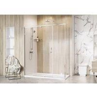 Roman Liberty 8mm RH Chrome Single Sliding Shower Door Only for Side Panel Fitting - 2000 x 1500mm