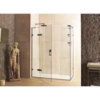 Roman Liberty 8mm Black 2 In-line Panels Only for Side Panel Fitting - 2000 x 915mm