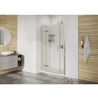 Roman Innov8 8mm Brushed Brass 2 In-line Panels for Recess Fitting - 1950 x 920mm