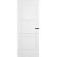 Wickes Langley White Shallow Moulded 3 Panel Semi Solid Internal Door - 1981 x 838mm