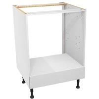 Wickes Madison Matt White Built Under Oven Unit - 600mm