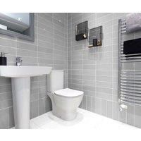 Wickes Soho Light Grey Ceramic Wall Tile - 300 x 100mm