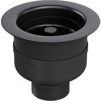 Top-Fix 90mm Basket Strainer Kitchen Sink Waste - Matt Black