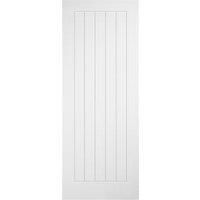 LPD Internal Laminate Cottage Pre-Finished White FD30 Fire Door - 838 x 1981mm