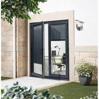 LPD Aluvu Anthracite Grey Left Hand External French Door Set - 1500 x 2128mm