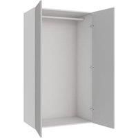 Wickes Claydon Grey Slab Double Wardrobe with Rail - 1800 x 1000mm