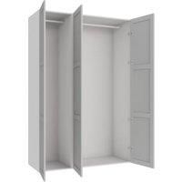 Wickes Ashland Grey Shaker Triple Wardrobe with Rail - 2250 x 1500mm