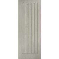 LPD Internal Laminate Cottage Pre-Finished Light Grey Door - 838 x 1981mm