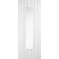 LPD Internal Laminate Sydney Glazed Pre-Finished White Door - 838 x 1981mm