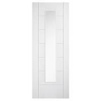LPD Internal Laminate Linear Glazed Pre-Finished White Door - 686 x 1981mm