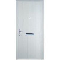 Door-Stop Cottage White Right Hand FD30 Fire Door Set - 850 x 2090mm