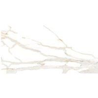 Wickes Calacatta Silk Gold Wall & Floor Tile - 600 x 300mm - Sample