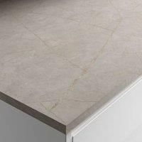 Wickes Square Edge Minos Stone Breakfast Bar - 22 x 900 x 3000mm