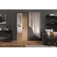 LPD Flusso Self Assembly Single Pocket Door Kit for 826 x 2040mm door