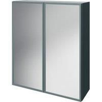 Wickes Haven Kombu Green Mirror Cabinet - 700 x 600mm