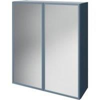 Wickes Haven Misty Blue Mirror Cabinet - 700 x 600mm