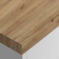 Lundby Oak 3000 x 600 x 38mm SQ Worktop