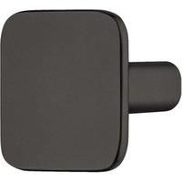 Hafele Ashton Matt Black Knob Handle for Bathrooms - 28mm