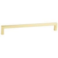 Hafele Rectangle Brushed Brass Pull Handle for Bathrooms - 192mm