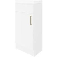 Wickes Haven Matt White Freestanding Vanity Unit & Haven Basin - 840 x 400mm