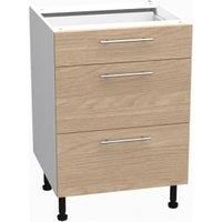 Wickes Orlando Scandi Oak Shaker Drawer Unit - 600mm