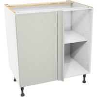 Wickes Madison Gloss Stone Corner Base Unit - 800mm