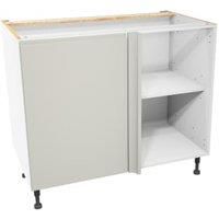 Wickes Madison Gloss Stone Corner Base Unit - 1000mm