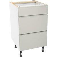 Wickes Madison Gloss Stone Drawer Unit - 500mm