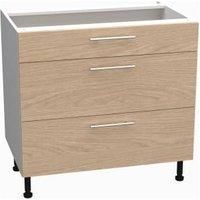 Wickes Orlando Scandi Oak Shaker Drawer Unit - 900mm