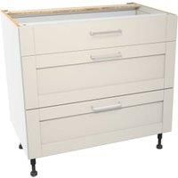 Wickes Ohio Porcelain Shaker Drawer Unit - 900mm