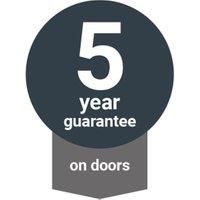 Wickes Orlando Gloss Stone Shaker Corner Wall Unit - 600mm