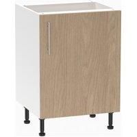 Wickes Orlando Scandi Oak Shaker Base Unit - 600mm