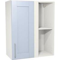 Wickes Ohio Hazy Blue Shaker Corner Wall Unit - 600mm