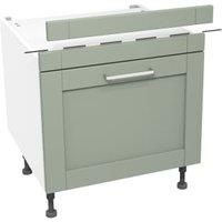 Wickes Ohio Reed Green 600mm Belfast Sink Unit