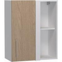 Wickes Orlando Scandi Oak Shaker Corner Wall Unit - 600mm