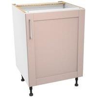 Wickes Ohio Dusky Pink Shaker Base Unit - 600mm