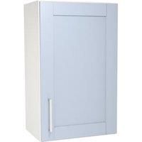 Wickes Ohio Hazy Blue Shaker Wall Unit - 450mm