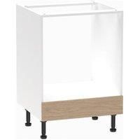 Wickes Orlando Scandi Oak Shaker Built Under Oven Unit - 600mm