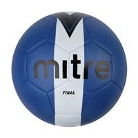 Mitre Unisex Final Recreational Football, Blue/White/Black, Size 5