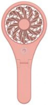 Bush Pink Handheld Fan - 4 Inch