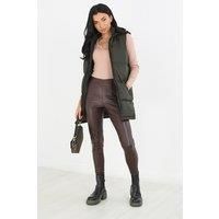 Brave Soul Ladies CELLOLGIL Padded Longline Gilet
